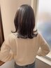 【人気NO1】カット+透明感カラー+3stepトリートメント　￥15,650→￥12200