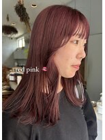 ミント(mint) ☆ワンブリーチ!!レッドピンクカラー!!☆