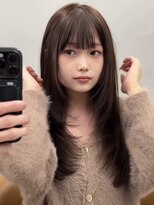 サイン 表参道(SIGN)&nbsp;韓国ヘアーハッシュカットレイヤーカットグレージュブリーチ無し