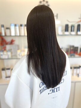 ヒビカ(HIBIKA) サラサラストレート/ダークベージュ