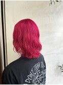 【ダブルカラー】ビビットピンク