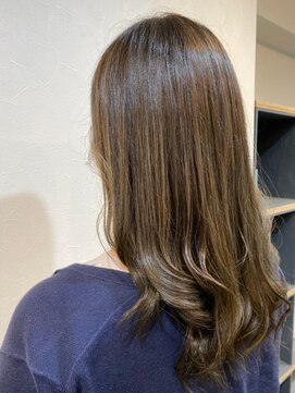 ファーム 大崎店(FAAM) ナチュラルハイライト×オリーブベージュ