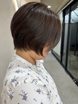 オズ 安積店(OZ)&nbsp;黒髪ボブルフネビージュ小顔ワンレン