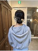 ヘアセット/シニヨン/振袖ヘア/小顔/学割