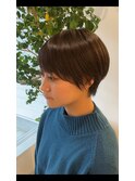 質感に拘ったショートヘア