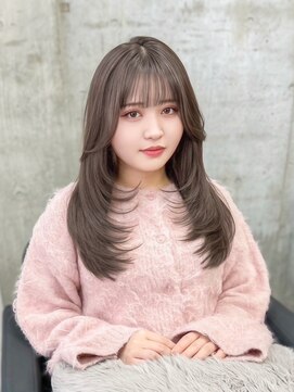 ジィルム(XELM) レイヤーカットミルクティーベージュケアブリーチダブルカラー