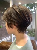 #小顔ショート　#大人ショート　#骨格補正　#似合わせショート