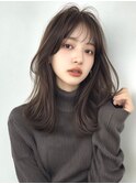 韓国エアリーレイヤー×シアグレージュ