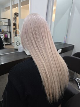 グランディールヘアデザイン(grandir hairdesign) ダブルカラー/ケアブリーチ/ホワイト/千葉