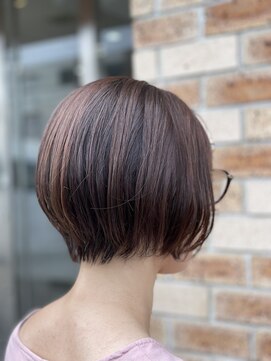 ラスター(LUSTER) ワンレングスローグラデーションボブ