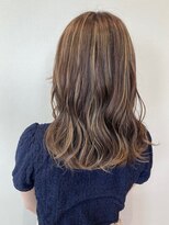 ヘアーアンドメイク アンジュ 中野店(Hair&Make ange)&nbsp;ナチュラルブラウン×ハイライト
