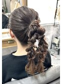 編みおろしアレンジ