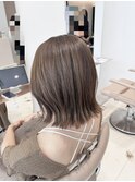 ヘンリーボブ◎オリーブベージュカラー/10代20代30代40代50代