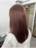 レッドブラウンで秋カラー