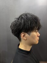 クロムトウキョウ ザ バーバー 新宿本店(CHROM TOKYO the Barber)&nbsp;アップバング/メンズショート