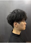 アップバング/メンズショート
