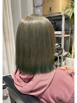 インク(inc) 裾カラー/オリーブカラー/メテオトリートメント