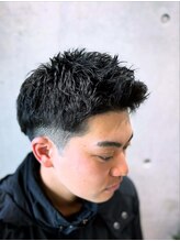 バーバーバー ナカノ(BARBER BAR NAKANO) パーマアフターツーブロックカット【01】