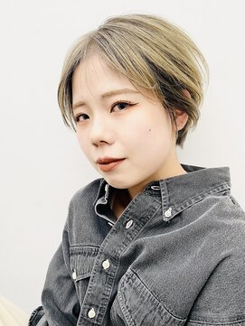 ドロップ(drop) シャンパンベージュショートレイヤー【表参道/青山　drop】