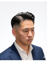 ワンワンオー バーバーショップ 博多店(@110 BARBER SHOP) カジュアルパートスタイル/メンズカット/フェード/眉毛/理容室