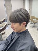 メンズ ブリーチカラー【アッシュグレー・つくば 美容室】