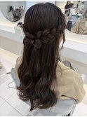 【新宿駅/新宿三丁目/ヘアセット/リボンヘア/お呼ばれヘア】