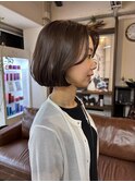 【minami】レイヤーボブ×透け感ラベンダー