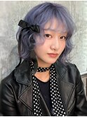日本一傷まないブリーチカラー■ラベンダーパープルクラゲヘア