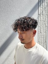 アンサ 伏見桃山店(ANSA)&nbsp;ショートマッシュ/波巻きパーマ／メンズパーマ/伏見桃山