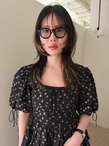 ユー セント(yew scent) 【矢場町】セミロング×ニュアンスウェーブ