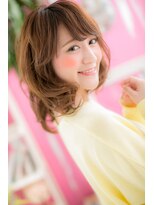 ミック ヘアアンドビューティー 大山店(miq  Hair&Beauty) ふわくしゅっ♪シフォンミディｂ