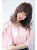 透明感溢れるゆるふわミディな色っぽスタイル♪