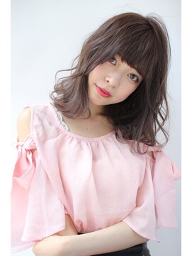 クライブヘアー 佐倉店(CRiB hair) 透明感溢れるゆるふわミディな色っぽスタイル♪