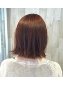 20代30代40代大人可愛い切りっぱなしボブ×ハイトーンカラー