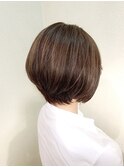 ハイライト×ショートボブ
