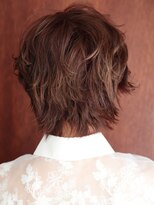 ヘアカラーカフェ 神戸六甲店 (HAIR COLOR CAFE)&nbsp;【40代50代に人気の白髪染めアッシュ】カールボブ