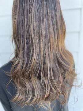 アプシー 三木店(Apsee) セミロング×アッシュベージュ