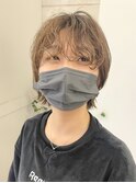 クシャッと無造作なお洒落前髪パーマ☆外ハネ