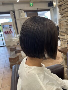 リー 甲子園(Lee) ぱつっと前下がりボブ