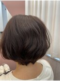 カラーで髪質改善/クセをいかしかすショートボブ