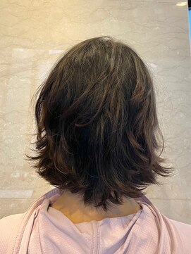 六本木美容室 西麻布店 エアリー外ハネボブ