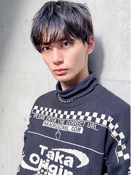 オーブ ヘアー ブルーム 西新店(AUBE HAIR bloom) 20代・30代_黒髪マッシュ
