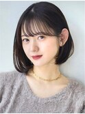 ワンカールボブ　似合わせカット　美髪