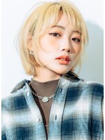 イーストハムアネーロ(EAST HAM anello)&nbsp;ウルフボブ/ハニーブロンド