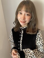 ガーランド (Garland)&nbsp;大人ミディアム/ミディアムレイヤー/ピンクベージュ/卵型