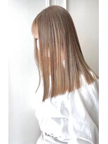 メーヴェ(Mowen) mowen 髪質改善×艶髪ストレート×ラベージュ