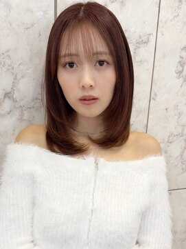 ハローバイシー 仙台(Hello by Sea) 韓国風前髪×レイヤーカット【髪質改善/仙台/レイヤーカット】