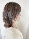 くびれのあるレイヤーボブ