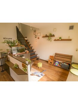 お子様連れのママさんも通いやすいと評判☆お子様とご一緒にサロンタイムを楽しんで♪