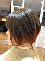 スウィッチグラン(hair salon switch grand) ショートボブ×グラデーションカラー